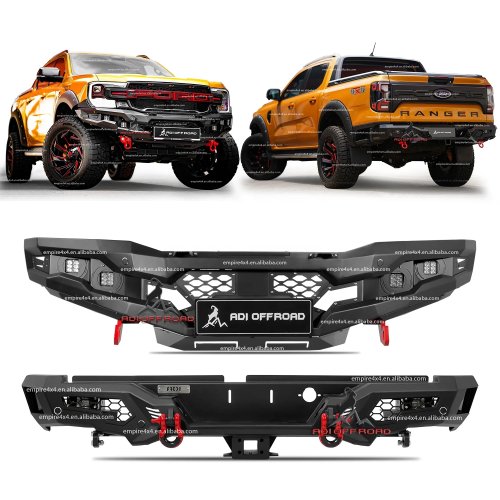 ADI オフロード 4x4 フロント＆リアバンパー（ブルバー付） Ford Ranger XLT/XLS/Wildtrak PX4 T9 2022–2024+