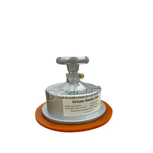 Adjustable Thickness 100cm2 Round Fabric Sample Cutter