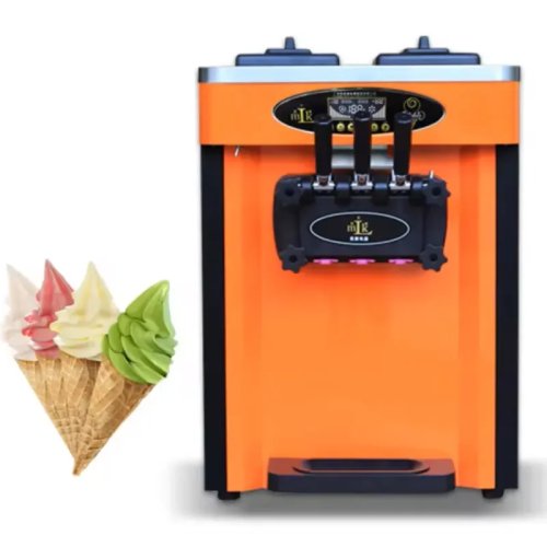 Y-25CT softijsmachine 3 smaken, 25 L/u, 1800W — mini Italiaanse gelato-maker