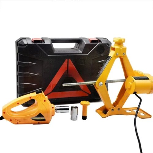 Bộ kích điện ô tô 3 tấn 12V — kích chữ X 3-in-1, súng siết bu lông (impact) và bơm 150 psi, nâng 42 cm