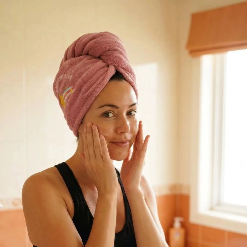 Handuk Rambut Microfiber Cepat Kering – Turban rambut lembut, super penyerap untuk Wanita & Anak Perempuan