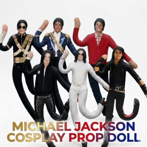 Poupée en peluche Michael Jackson Cosplay - Figure articulée, douce, décoration de chambre, cadeau de collection