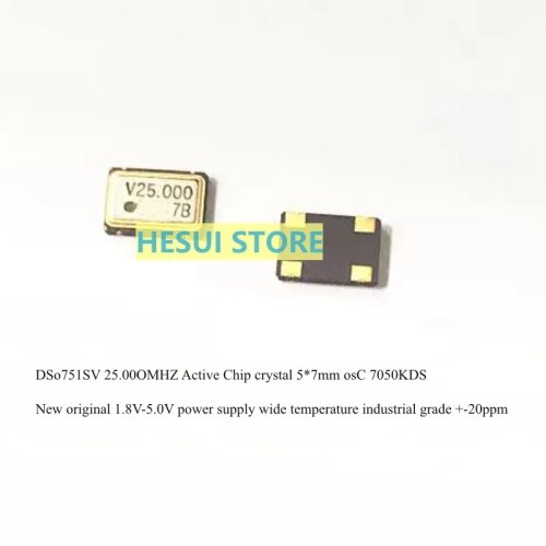1/5/10 cái DSO751SV 25MHz 25.000MHz Dao động tinh thể hoạt động 7050