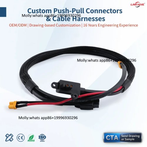 Harness Kabel Braided Custom - Rakitan Kabel Anyaman Kepadatan Tinggi untuk Peralatan Otomotif dan Industri - Loom Kawat Tahan Lama Grosir