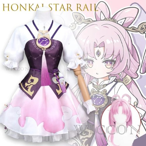 Trang phục Cosplay Honkai Star Rail Fu Xuan - Bộ đầy đủ, Dễ thương cho Halloween và Giáng sinh