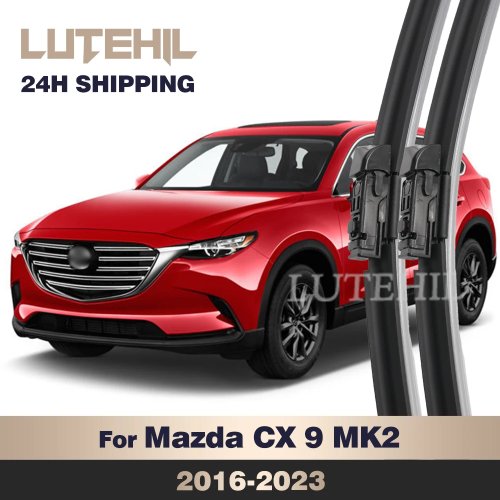 Set karet wiper depan LUTEHIL untuk Mazda CX-9 MK2 (2016-2023), 24"+18"