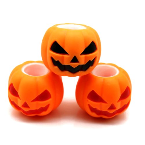 ハロウィン ゴーストかぼちゃ スクイーズ - 携帯用スクイーズおもちゃ 抗ストレス 大人向けギフト