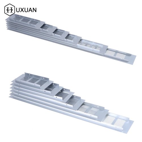 Perforated Aluminum Wall Ventilation Grille - White Air Vent Cover for Ducting