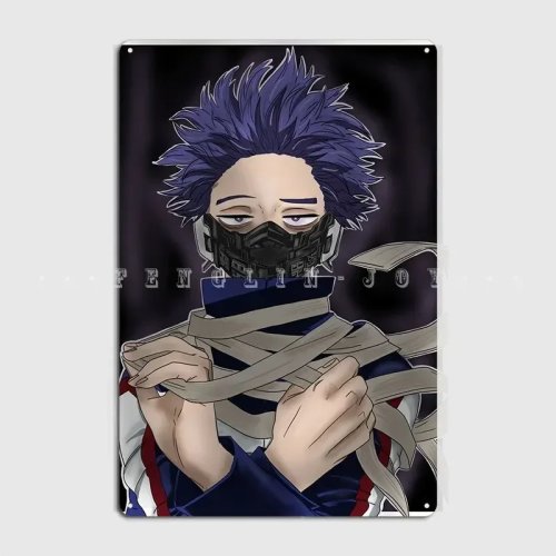 Hitoshi Shinso Metal Tin Sign - Pub & Garage Wall Decor