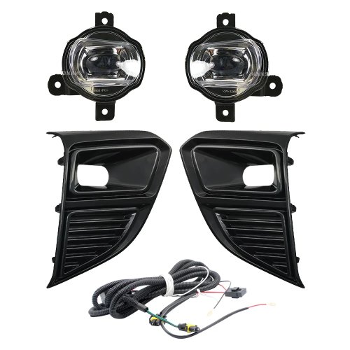 LED-mistlampen upgrade kit voor Haval Jolion HEV / Jolion Pro 2024-2025 — voorbumper mistlampkappen, kabelboom en DRL dagrijverlichting