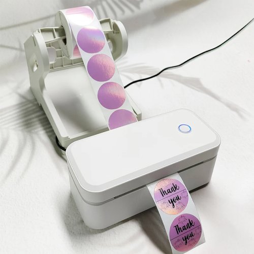 X4 Mini Thermo-Labeldrucker mit Bluetooth – 4×6 Zoll Versandetiketten, kompatibel mit iPhone, Android, Mac und Windows