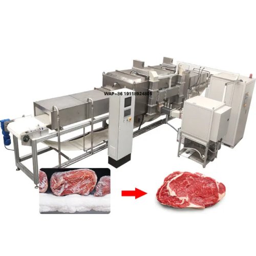 Macchina industriale PLC per scongelamento di carne di maiale, gamberi e pesce surgelato