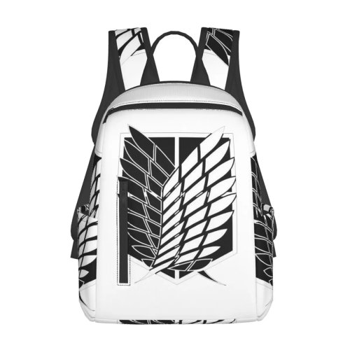 Mochila Attack on Titan 'Wings of Freedom' grande — Mochila escolar/Daypack para niños y adultos