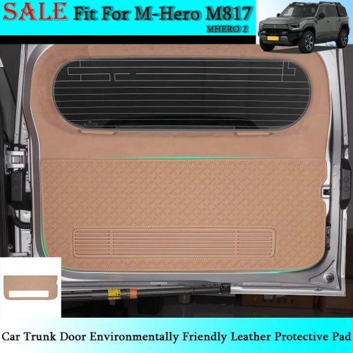 Protector de maletero de piel ecológica para Dongfeng M-Hero M817 — almohadilla protectora para la tapa del maletero, accesorio interior