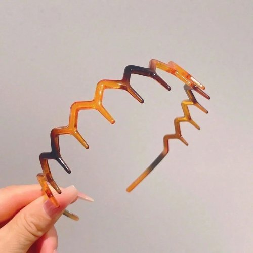 Diadema de mujer elegante, sencilla, ondulada, accesorio para el cabello, para maquillaje, regalo