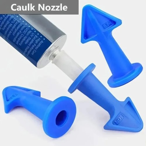 Conjunto 3 pcs bicos e raspadores para selante de silicone — Ferramentas multiusos para casa e pavimento