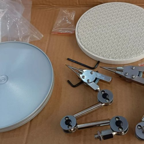 Mesa giratoria posicionadora para soldadura multifuncional – base rotatoria para proyectos de soldadura