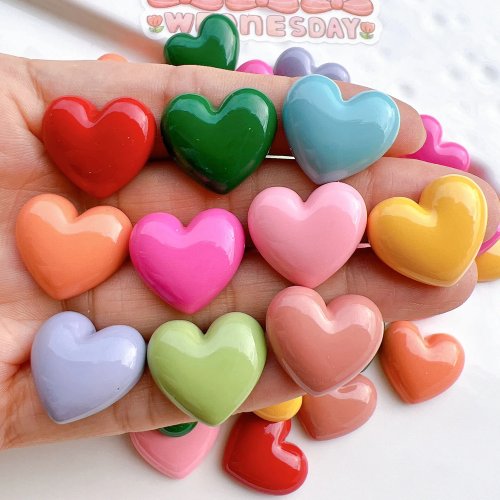 ชุดอุปกรณ์ DIY เรซิน – กาวครีมสำหรับเคสโทรศัพท์, อุปกรณ์ผม, ต่างหู, ที่คาดผม, สีฤดูหนาว, ธีมความรัก