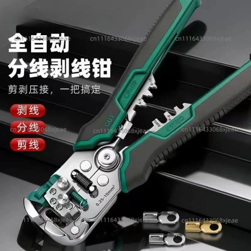 Kìm tuốt dây tự động đa năng, kìm ép cos và kìm cắt cáp cho công việc điện