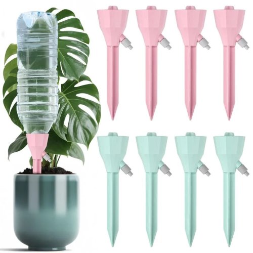Adjustable Drip Irrigation Kit - Automatic Self-Watering Device for Potted Plants, Flowers, Vegetables - Home, Balcony, Garden