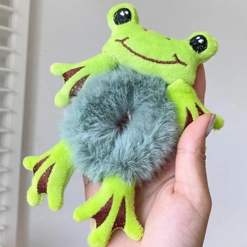 Animal Plush Hair Tie, Breathable Fabric Headpiece for All Hairstyles