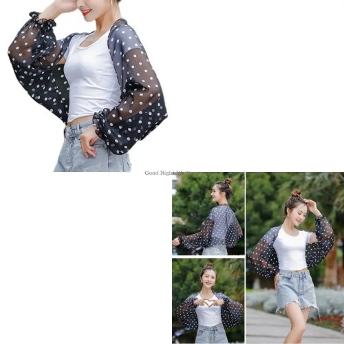 Áo che tay chống nắng & khăn choàng vai nữ — bảo vệ da, chống tia UV
