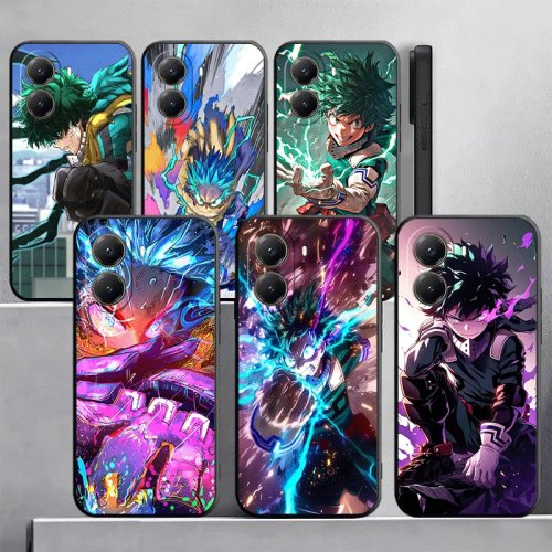 غلاف هاتف MHA أكاديمية بطلي ميدوريا إيزوكو ديكو لـ Xiaomi Poco X7/X8/Pro Max/M8/M7/F8/X6/X5/X3 Redmi 15C/15/14C/13C/15T/17T
