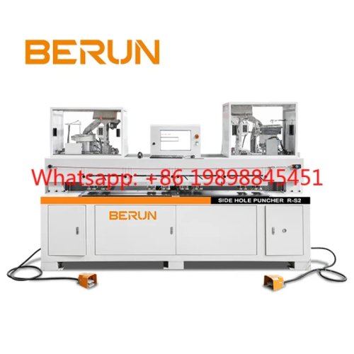 BERUN R-S2 CNC punzonatrice laterale continua con motore e alimentatore automatico rapido per macchine per forare il legno