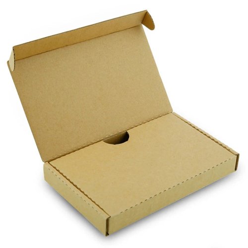 Hộp/sóng carton kraft tái chế cho đóng gói gửi hàng – Phù hợp ốp lưng điện thoại nhỏ, 179×111×22 mm