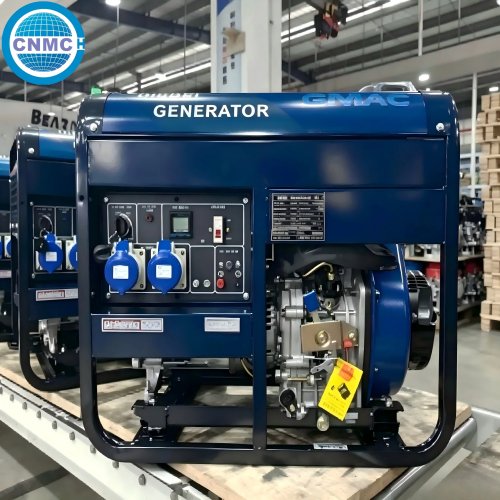 เครื่องปั่นไฟอินเวอร์เตอร์เบนซิน CNMC 3kW/5kW/6kW/7.5kW/9.5kW – สตาร์ทไฟฟ้า มีล้อ รับรอง CE & EPA สำหรับใช้บ้าน