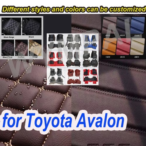 トヨタ Avalon（XX40）2013〜2018用 高級防水フロアマット（レザー＆カーペット）