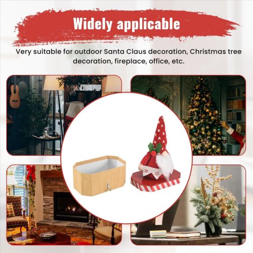 Santa Claus candy gift box — cute Christmas candy box for kids, festive ornament/decoration