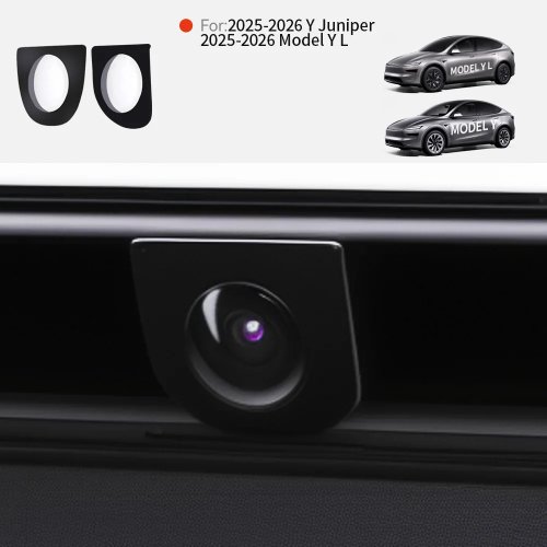 Protector de cámara frontal para Tesla Model Y (Juniper) 2025 — anti-colisión