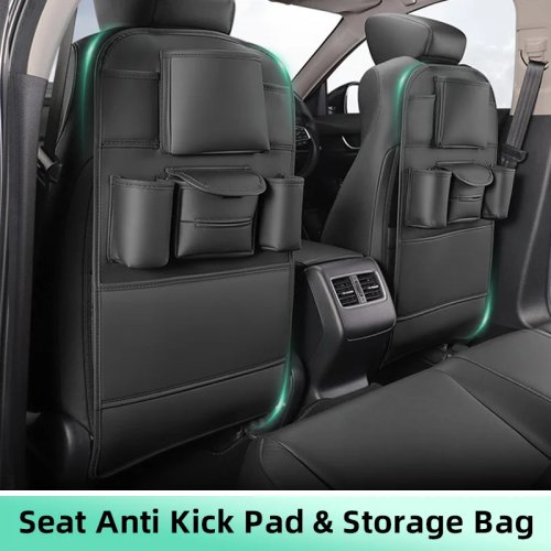 Bolsa de almacenamiento para respaldo de asiento para Citroen C3 C5 AIRCROSS C5X C4 Cactus PICASSO Cross R-C3 C1 C-Crosser DS3 DS4 DS5 Protector antigolpes
