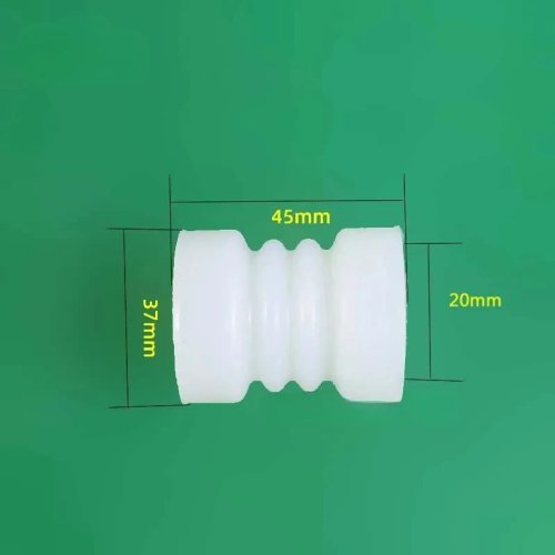 2 Stk. Gummihülse 45 mm für Eismaschine – Dichtungsring, gewellte Rührwellenhülse (Ersatzteil)