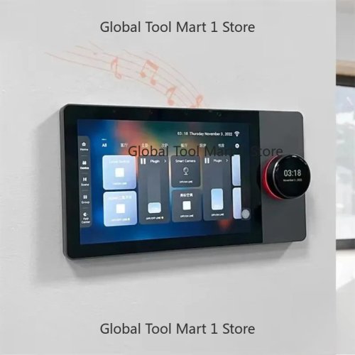 Smart Home WiFi Hub Touch Glass Wall Switch Panel 4/6/8/10/12 Inch