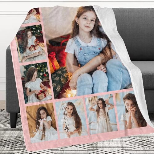 Manta personalizada con foto – Manta a medida para adultos y niños, regalo para mamá, papá, familia y amigos