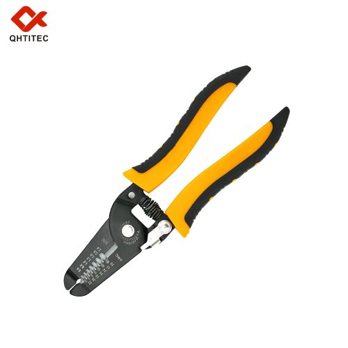 Alicate descascador de fios multifunções CR-V 0,6-2,6mm com corte e crimpagem, cabo TPR
