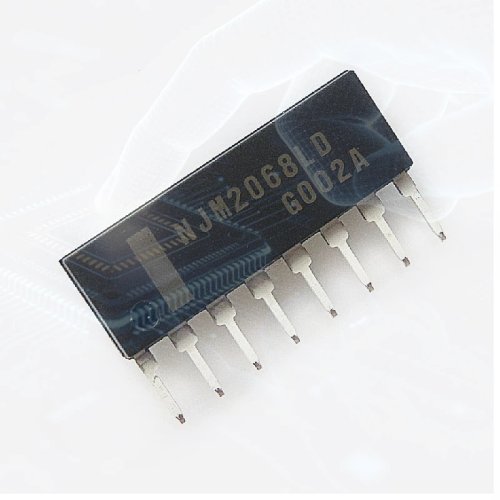 NJM2068 amplificatore operazionale dual a basso rumore, DIP-8 (NJM2068LD) - confezione 5/10/20/30/100 pz