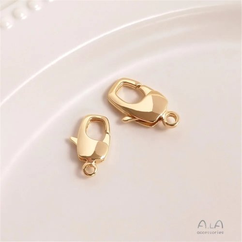 14K gouden krab-klem sluiting, kreeftensluiting, vissenstaart sluiting voor DIY armband ketting accessoire