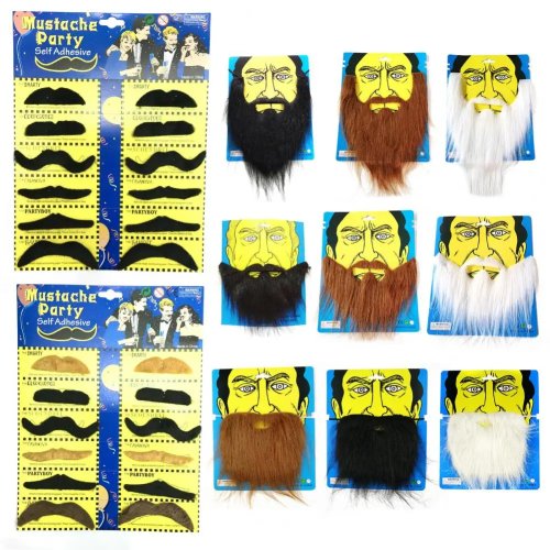 Bigote Falso Cómico Reutilizable - Accesorio para Disfraces y Fiestas, Ideal para Photobooth