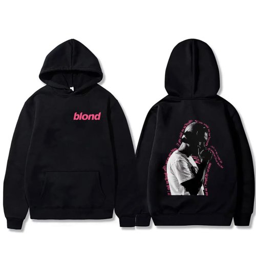 Sudadera con capucha unisex Frank Ocean 'Blond' estampada, oversize, estilo urbano/hip hop