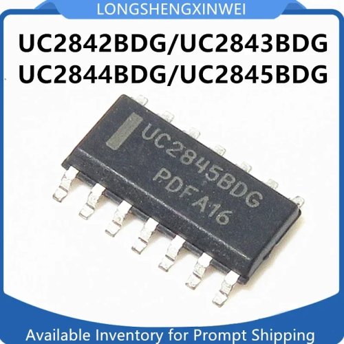 1 pieza UC2845BDR2G (UC2845) IC controlador PWM, paquete SOP-14, nuevo original