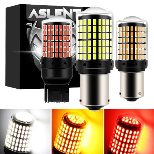2 cái 1156 BA15S P21W BAU15S PY21W T20 7440 W21W 3157 1157 P21/5W W21/5W Bóng đèn LED 144smd Đèn LED Cho Đèn Xi Nhan