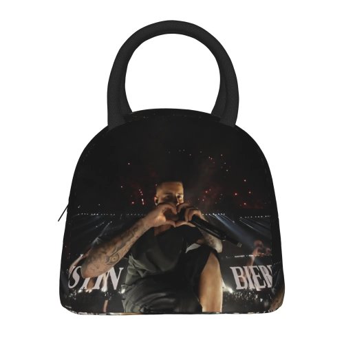 Fiambrera térmica 'Bieberchella' Justin Bieber 2026 — Bolsa refrigerante para comida