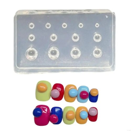 R3MC Round Sphere Silicone Mold for Crafts — Reusable, Easy Demolding