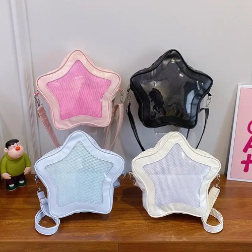 Japanese-style minimalist kawaii shoulder bag — student crossbody purse (Ita bag)