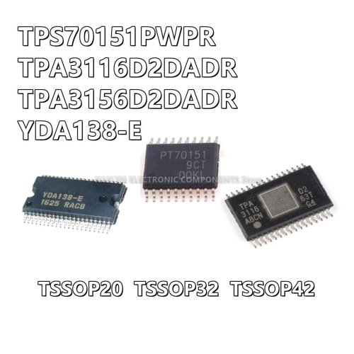 Zestaw 2-10 szt. układy wzmacniacza audio (IC) TPS70151 TPA3116 TPA3156 YDA138