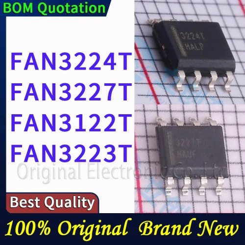 FAN3224T / FAN3227T / FAN3122T / FAN3223T — IC baru, stok tersedia, dikirim dalam 48 jam