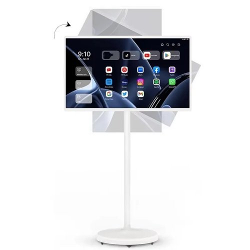 TV Android Tactile Portable 27 Pouces - Moniteur Éducatif HD LCD 16:9 Sans Fil